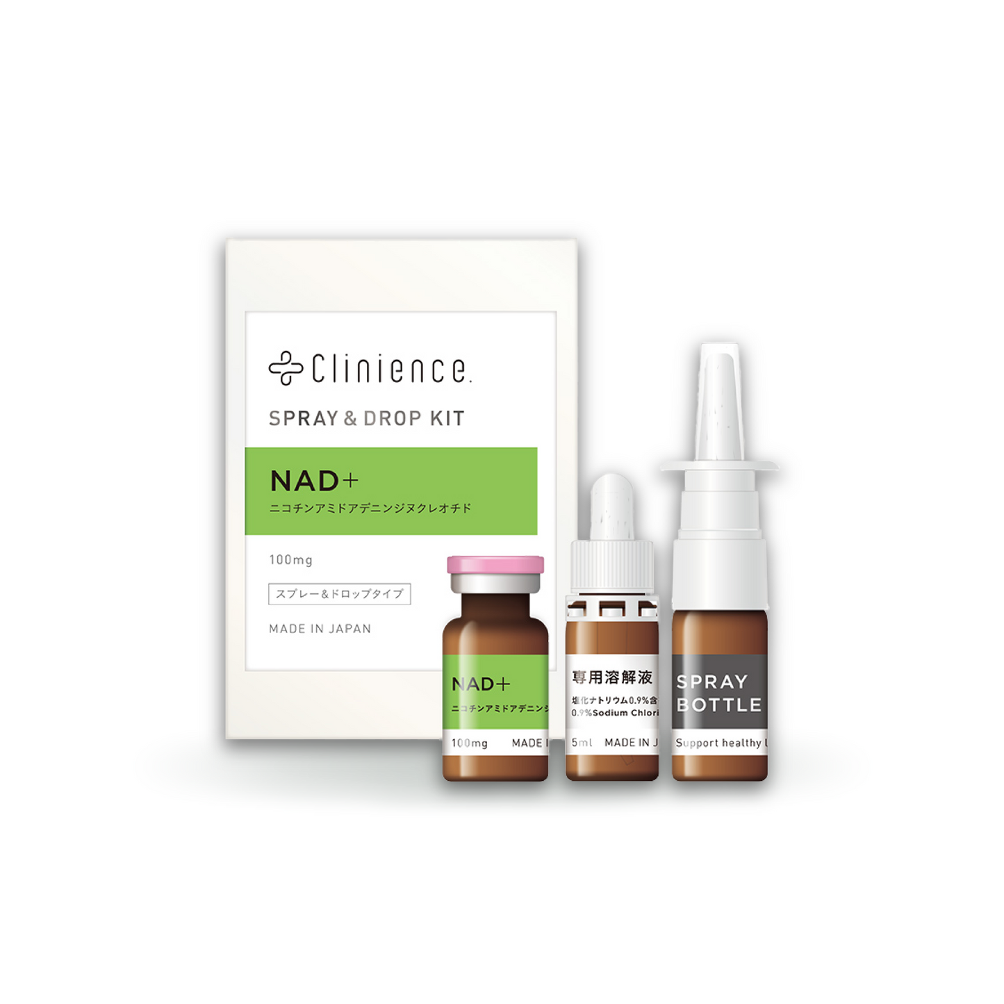 Clinience.スプレー&ドロップキット(NAD⁺)